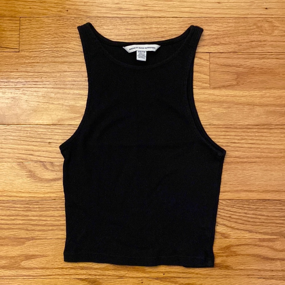 American Eagle XXS Black crop top